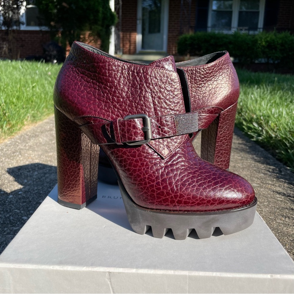 Brunello Cucinelli Platform Bootie